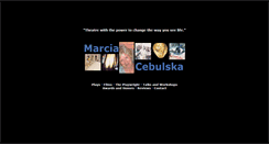 Desktop Screenshot of marciacebulska.com