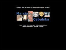 Tablet Screenshot of marciacebulska.com